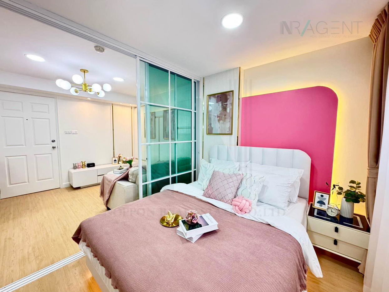 picture 📌 For Rent Condo LUMPINI CENTER NAWAMIN Building B, Floor 6,1 bed room, Room size 27 sqm - 5/8