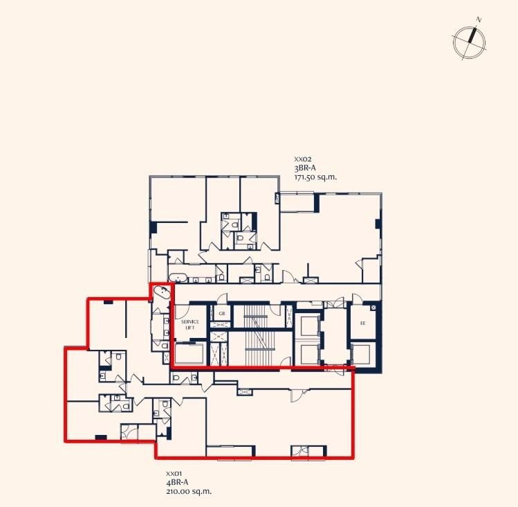 picture LTH13367 – Condo for Sale | The Residences 38 | 221.08 sqm | 4 Beds 4 Baths | 116.68 MB | Near BTS Thonglor  - 15/15