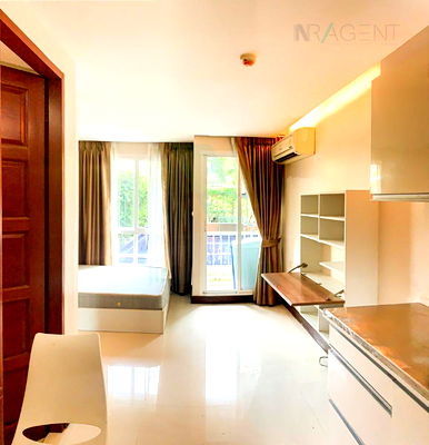Condos for rent MRT Huai Khwang : For rent, Emerald Residence Ratchada, STUDIO, 1st floor, Building B, near MRT Huai Khwang.
