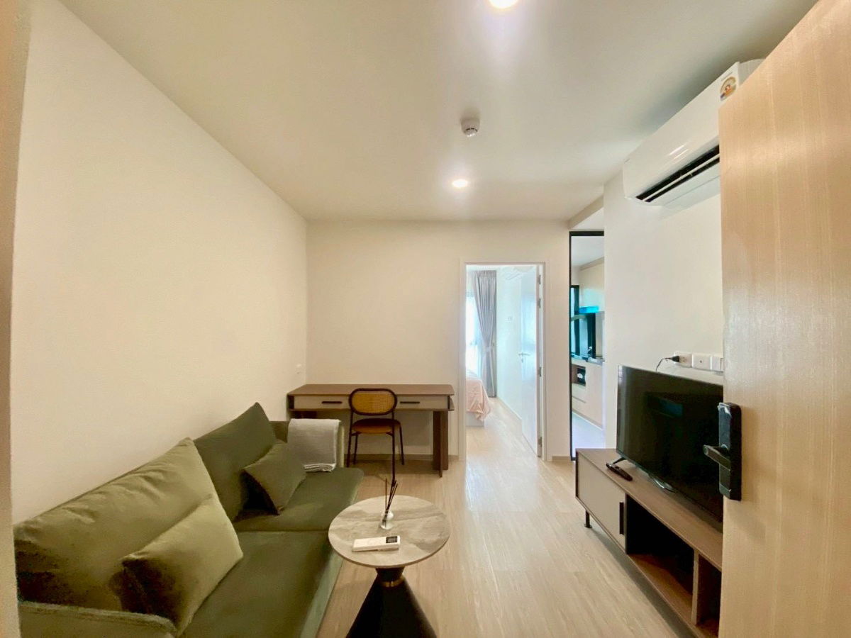 picture For Rent Klos Ratchada 7, Brand new condo, near MRT Thailand Cultural Centre, 1 Bedroom 18,000 THB, fully furnished, 1 year contract - 4/9