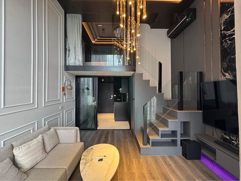 🎉 ให้เช่าคอนโด ไนท์บริดจ์ สเปซ รัชโยธิน อาคาร 1 ชั้น 19 Duplex ขนาด 38 ตรม ใกล้ Avenue รัชโยธิน