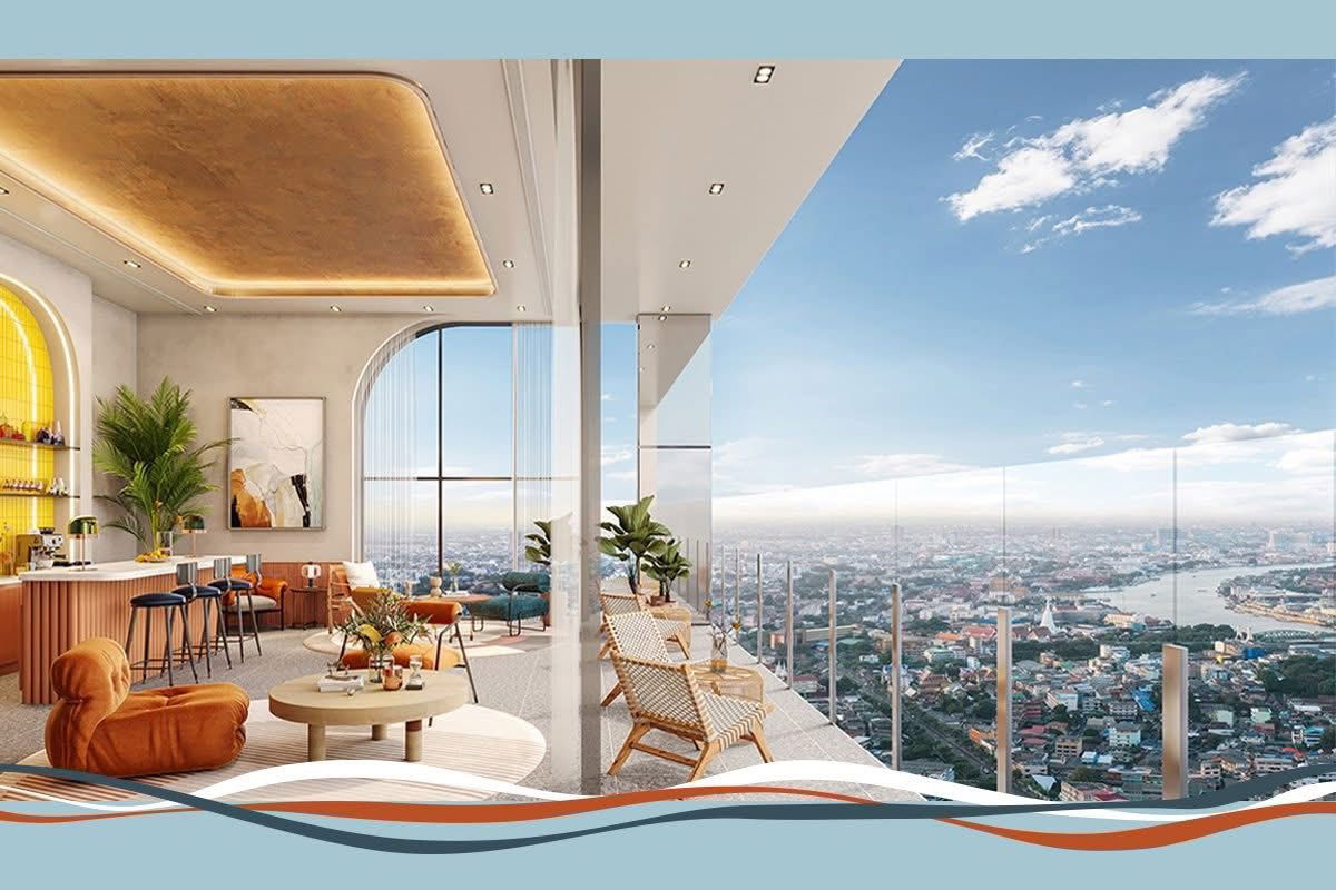 picture BTS Klong San 450 m. Price  14,500 Baht Condo FLO by Sansiri ( Rental ) - 9/13