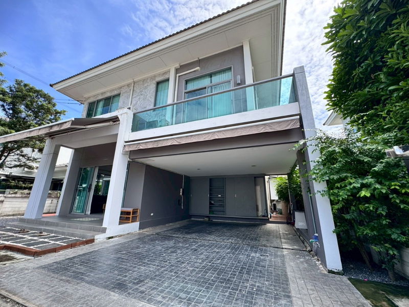 บ้านเดี่ยวให้เช่า : ให้เช่าบ้านเดี่ยวโครงการ เพอร์เฟค เพลส พระราม 9-กรุงเทพกรีฑา เฟอร์ครบ พร้อมอยู่