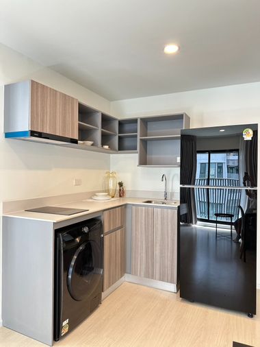 ✨เครื่องซักผ้า อบได้✨ปล่อยเช่าด่วน!!!  🎉The Origin Ramintra 83 Station🎉 ตึก E ชั้น 6 ขนาด 44 ตรม. แบบ 2Beds 2Baths 22,000 บาท/เดือน Line @bzprOperty