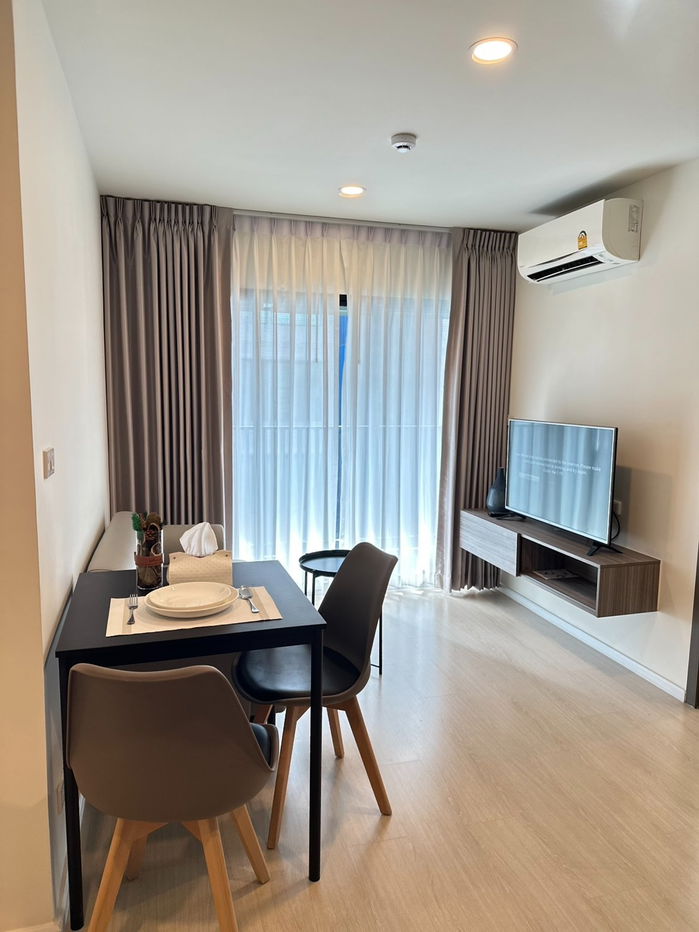 picture ✨Washing machine Can be baked ✨ The Origin Ramintra 83 Station Building E, 6th floor, size 44 sq m., 2Beds 2Baths, 22,000 baht/month Line @bzprOperty - 2/51