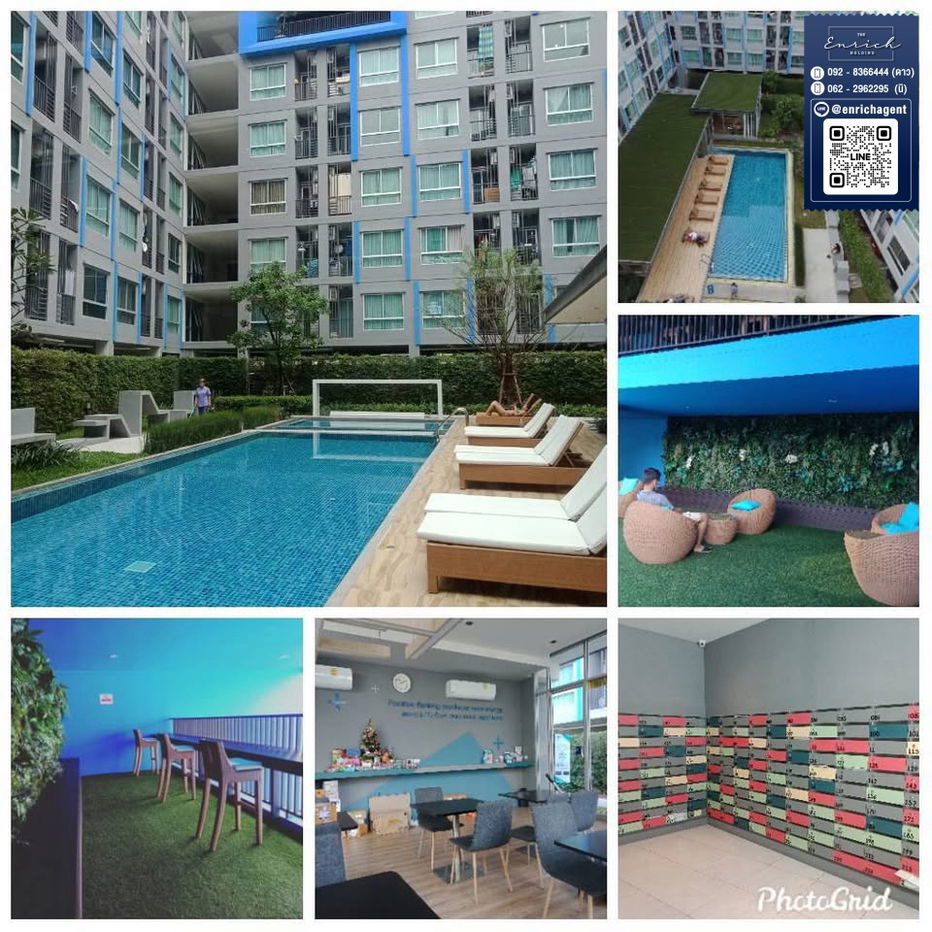 รูป 💙ให้เช่า The Kith Plus Sukhumvit 113 ราคาดี พร้อมเข้าอยู่ MRT ทิพวัล , ศรีด่าน, ศรีเทพา💙 โทร. 062-2962295 นิ // Line id : @enrichagent - รูปที่ 9/9