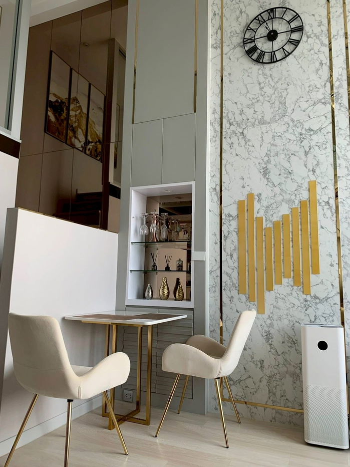 picture ST316 For Rent – Knightsbridge Prime Sathorn Stylish duplex on high floor with open city view. - 10/13