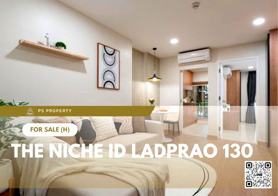 Condos for sale Ladprao Hospital : Urgent sale ✨ The Niche ID Ladprao 130 ✨ Fully furnished and equipped, near MRT Lat Phrao