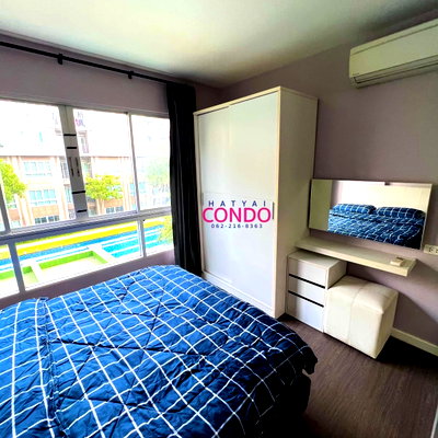 Condos for rent : D Condo Kanchanawanich for rent, swimming pool view, 3rd floor, Building D