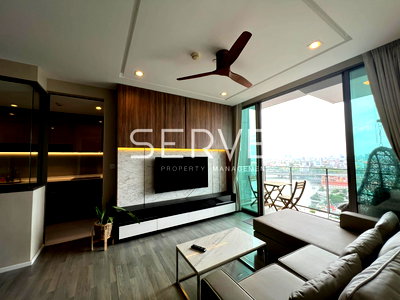 Condos for rent : 2 Beds River view Nice Room Fully furnished  Good Location Next to MRT Bang Pho 0 m @ 333 Riverside