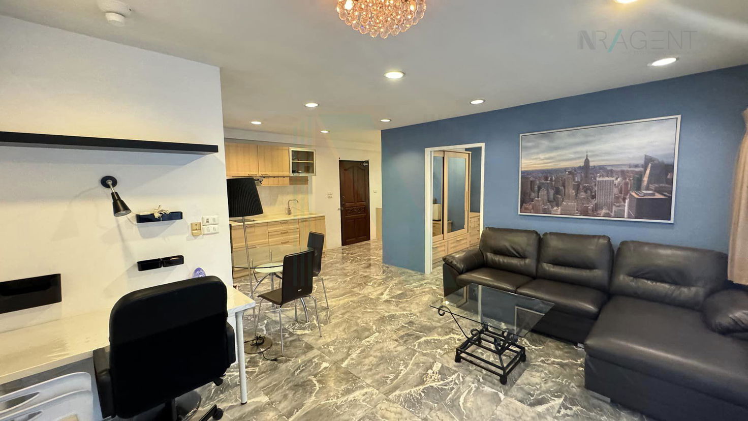 picture 📌 For rent condo SARANJAI MANSION Building 1, Floor 19,1 bed room, Room size 62.00 sqm - 2/8