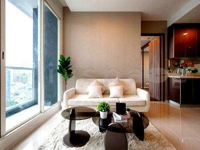 คอนโดให้เช่า : ▚ LC142ツ สำหรับเช่า Menam Residences ใจกลางเจริญกรุง 2 ห้องนอน ราคาพิเศษ ⭐