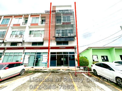 เช่าอาคารพาณิชย์ วิทยาลัยเทคนิคราชสิทธาราม : ให้เช่า อาคารพาณิชย์ 3.5 ชั้น หลังมุม ติดถนนเมน หมู่บ้านประชาสุข เลคแอนด์มอลล์ แสมดำ พระราม 2 บางขุนเทียน