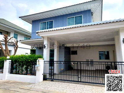 เช่าบ้านเดี่ยว กระทรวงพาณิชย์ นนทบุรี : เช่า บ้านแฝด The Villa รัตนาธิเบศร์ - ท่าอิฐ ใกล้ MRT สถานีท่า