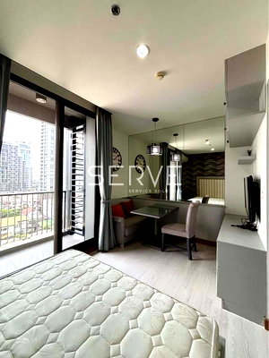 Condos for rent : Studio Nice Room City View Fully furnished Good Location Next to BTS Saphan Khwai 60 m @ The Editor Saphan Khwai