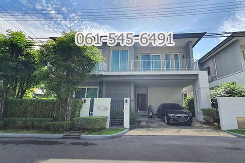 ขาย บ้านเดี่ยว The City งามวงศ์วาน ทำเลดี หลังมุม อยู่บนถนนเมนหลักของหมู่บ้าน สวย น่าอยู่มาก