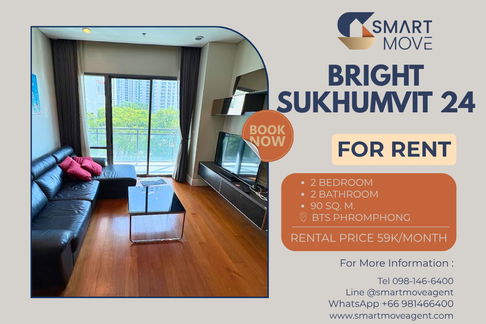 🔥 สำหรับเช่า !! 🔥Code C20251000032..........Bright Sukhumvit 24, 2 ห้องนอน, 2 ห้องน้ำ, แต่งครบ, พร้อมเข้าอยู่ 📣📣