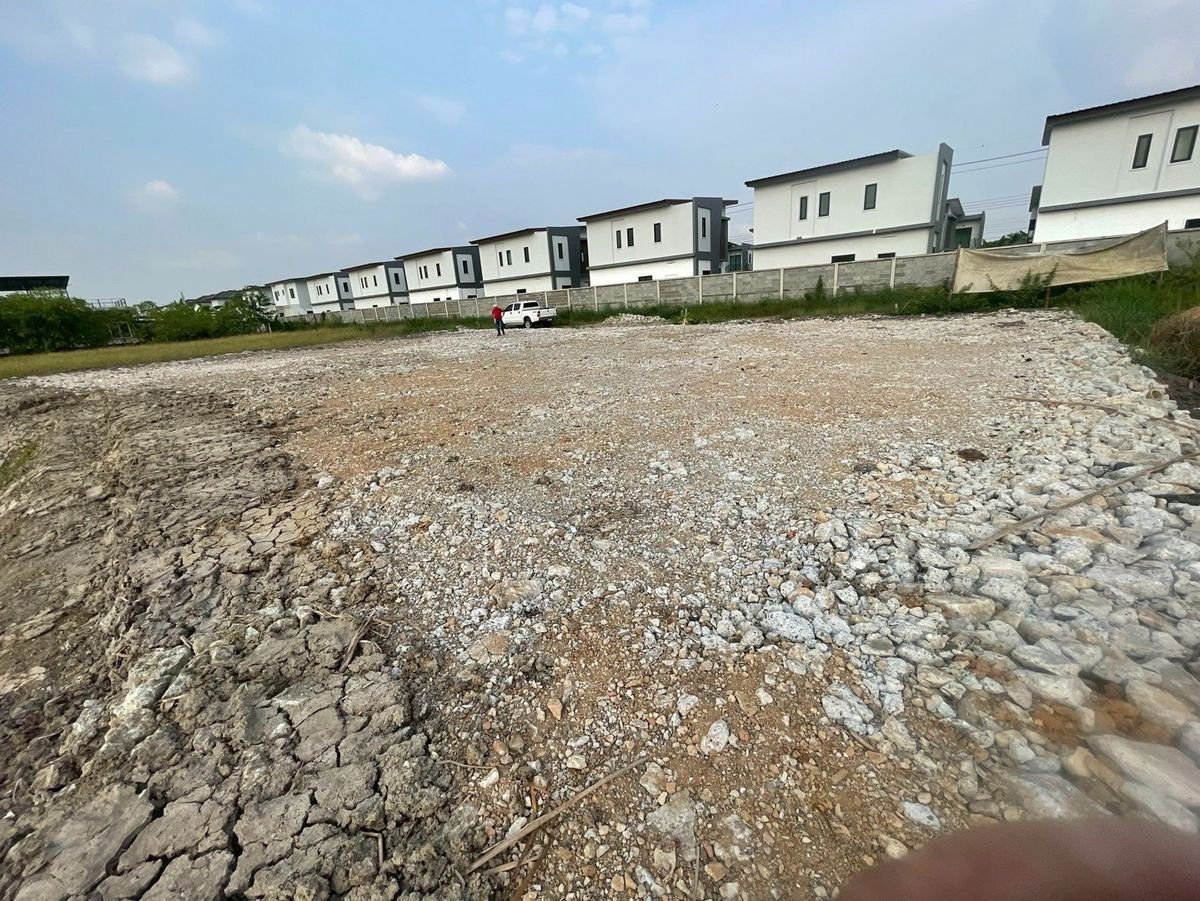 รูป ขายที่ดินสวย 1 ไร่ ถมแล้ว พร้อมปลูกบ้าน ซอยนิมิตรใหม่ 40 คลองสามวา กทม.  - รูปที่ 1/6