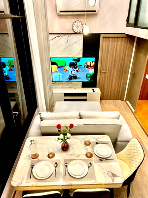 เช่าคอนโด BTS อ่อนนุช : คอนโด 2-ห้องนอน ที่ ไนท์บริดจ์ สเปซ สุขุมวิท-พระราม4 ใกล้ BTS พระโขนง ห้องมุม