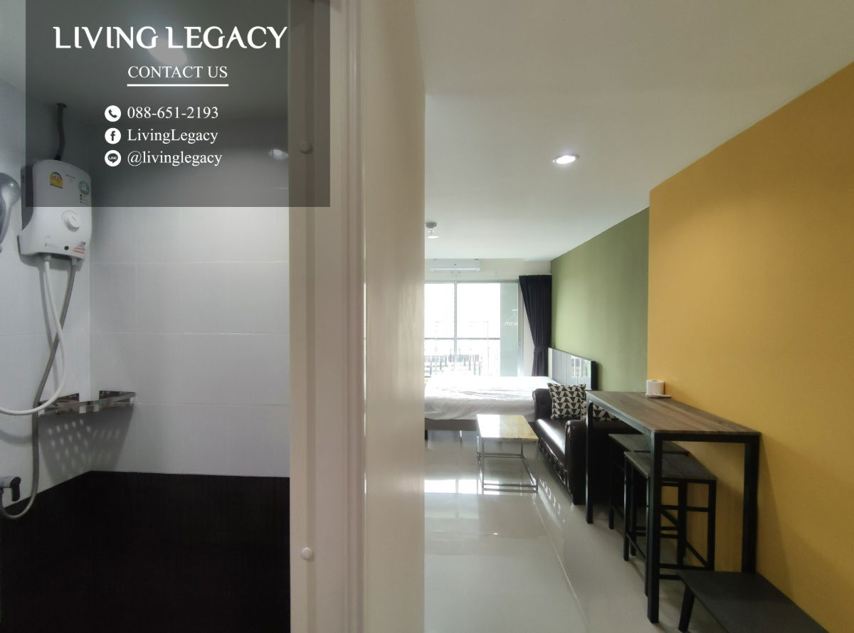 รูป SG8YDZ ให้เช่าคอนโด Asakan Place Srinakarindra 32 ตร.ม. ชั้น 15 line id : @livinglegacy - รูปที่ 7/11