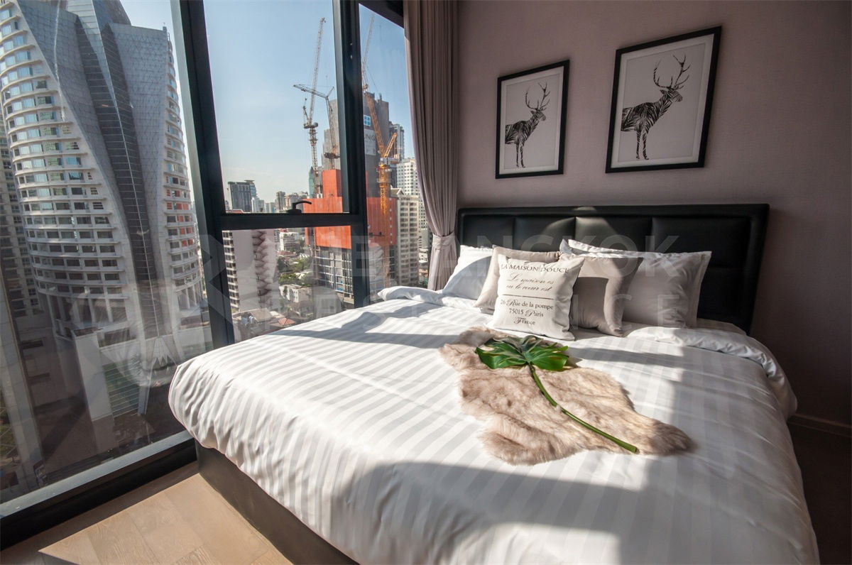 picture Ashton Asoke - Good price 50,000 bath / month, 2B2B size 46.86 sqm, available ( Line ID: loft.w or phone: 0842824246)  - 15/19