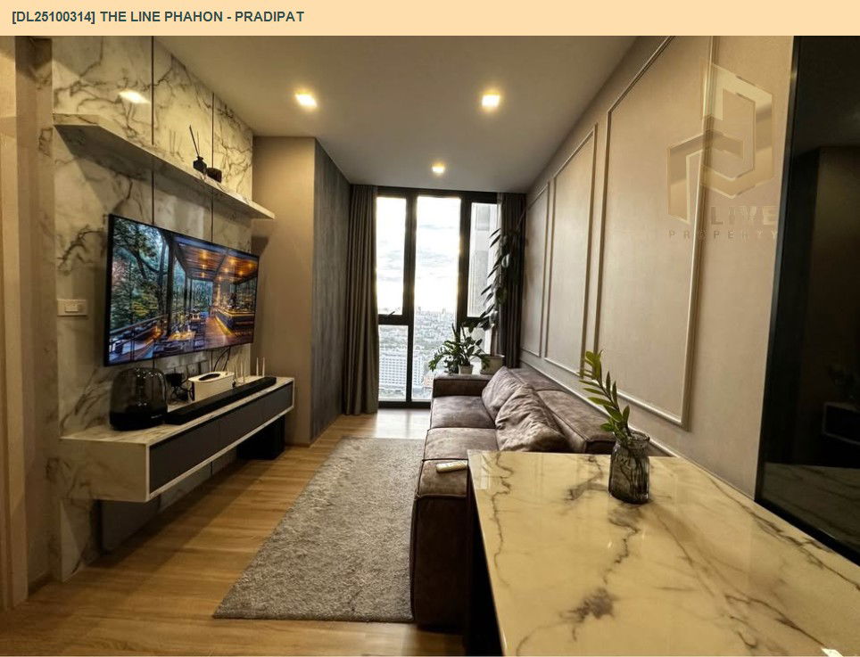 รูป DL25100314 ให้เช่าคอนโด เดอะ ไลน์ พหล - ประดิพัทธ์ (THE LINE Phahon - Pradipat) ใกล้ BTS สะพานควาย พร้อมเข้าอยู่ โทรด่วน 0800343450 LineID @655ebbvc - รูปที่ 3/14