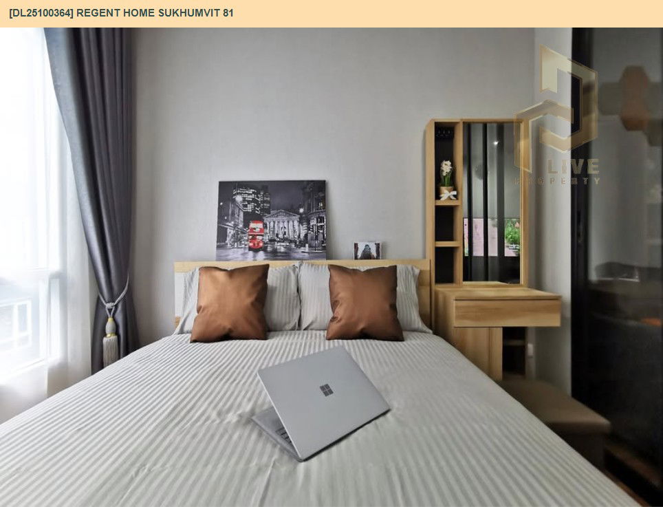 picture DL25100364 Condo for rent, Regent Home Sukhumvit 81 near BTS On Nut, ready to move in, call urgently 0638692663 LineID @655ebbvc - 14/18
