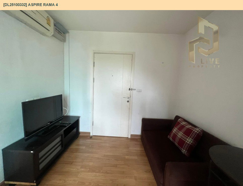 picture DL25100332 Condo for rent, Aspire Rama 4 near BTS Ekkamai, ready to move in, call urgently 0638692663 LineID @534wlwof - 3/6
