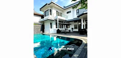 เช่าบ้านเดี่ยว ซอยทองหล่อ (สุขุมวิท 55) : 🔼🔽 AccomA 📩 Private Swimming Pool 4 BR House in Khlong Tan Nuea (1913937)