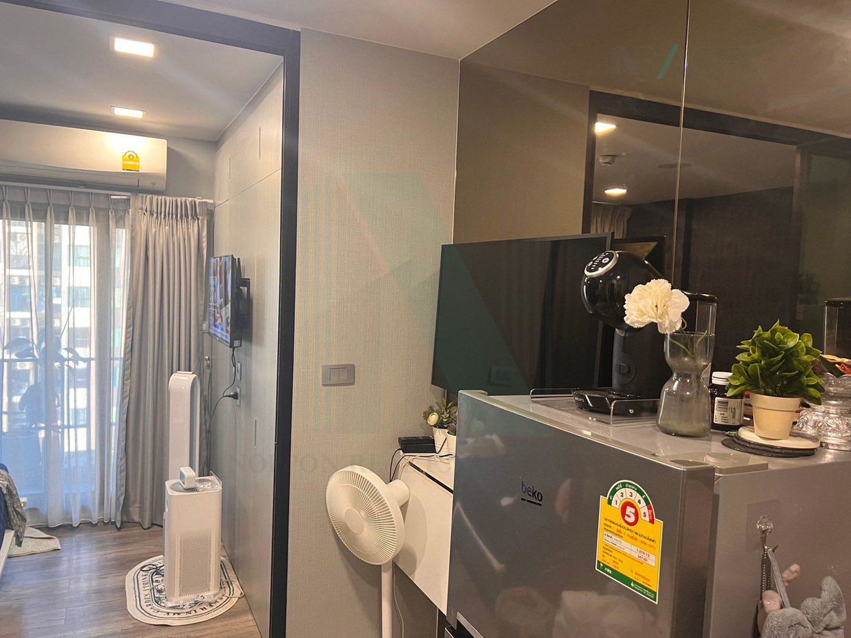 รูป 🚩 ให้เช่าคอนโด โมดิซ สเตชั่น อาคาร 1 ชั้น 8 1 ห้องนอน ขนาด 23 ตรม ใกล้ Tesco Lotus หลักสี่ - รูปที่ 4/8