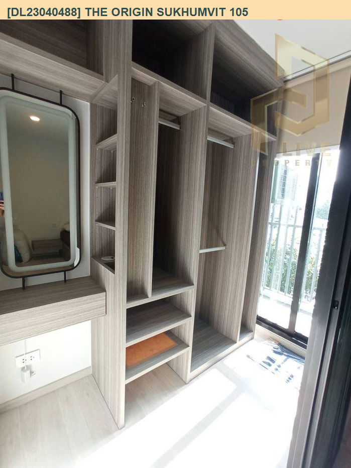 รูป DL23040488 ให้เช่าคอนโด ดิ ออริจิ้น สุขุมวิท 105 (The Origin Sukhumvit 105) ใกล้ BTS แบริ่ง พร้อมเข้าอยู่ โทรด่วน 0800343450 LineID @655ebbvc - รูปที่ 5/6