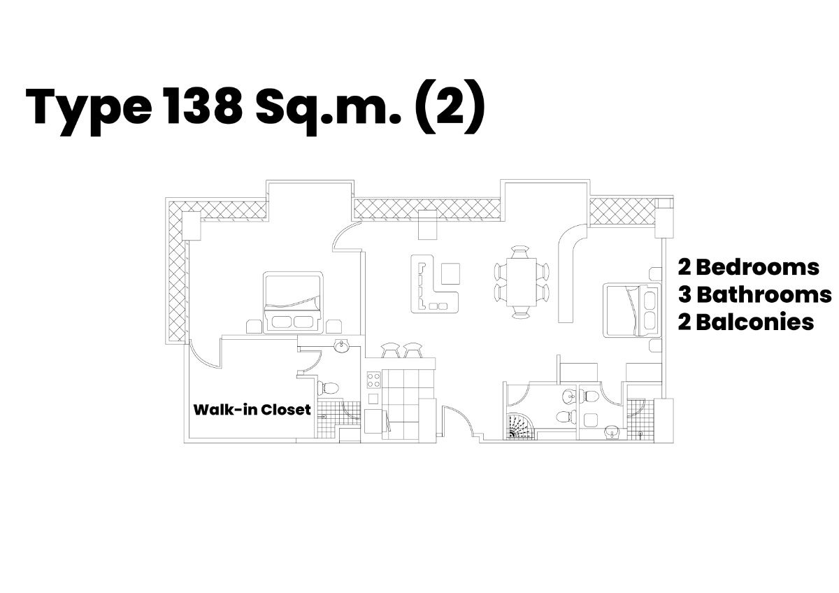 picture For Rent: The Fourwings Residence Condominium, 2-Bedroom - 53/53