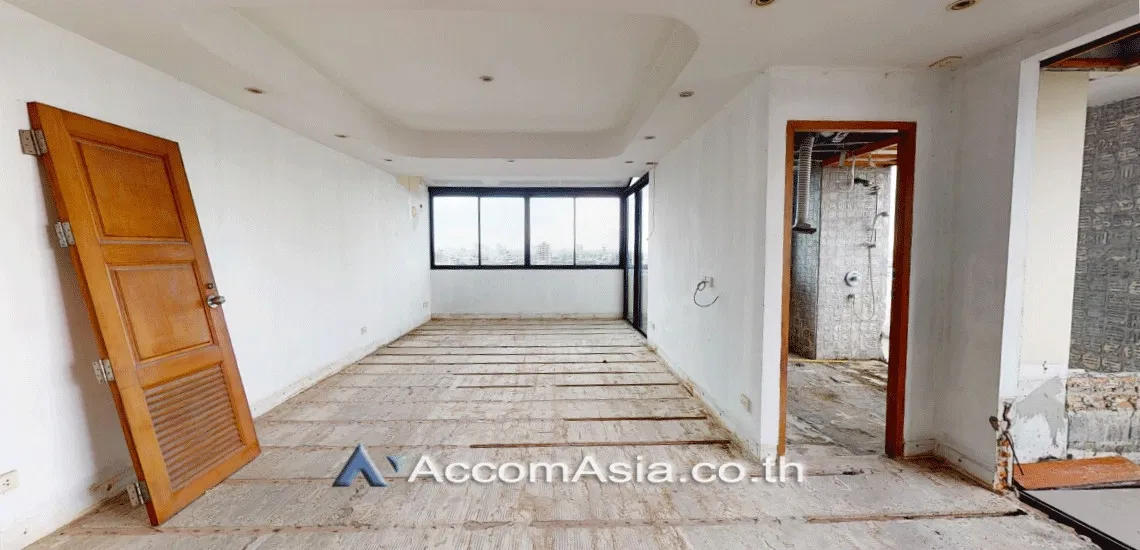 รูป 🔼🔽 AccomA 📩 Double High Ceiling,Penthouse,Huge Terrace,Duplex Condo 4 BR Condominium @Beverly Hills Mansion (AA28601) - รูปที่ 11/17
