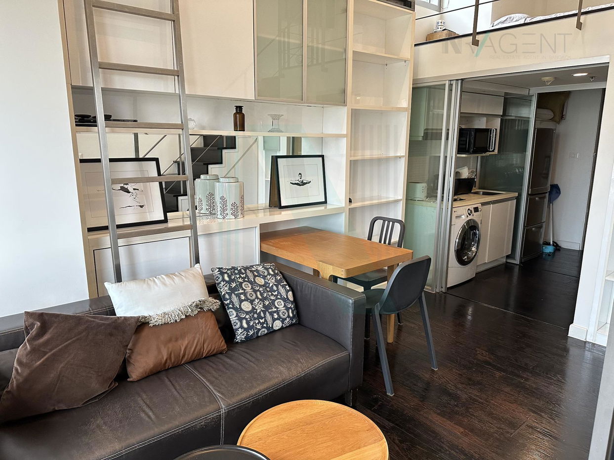 รูป 🎊 ให้เช่าคอนโด ไอดีโอ มอร์ฟ 38 อาคาร 1 ชั้น 8 Duplex ขนาด 38 ตรม ใกล้ Gateway เอกมัย - รูปที่ 7/8