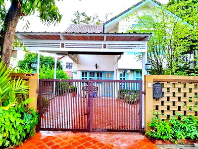 Houses for rent Ramkhamhaeng Road : Cheapest mansion, 2-storey detached house Ramkhamhaeng 108-114 3bed 3bath 62 sq.wa MRT Orange Line
