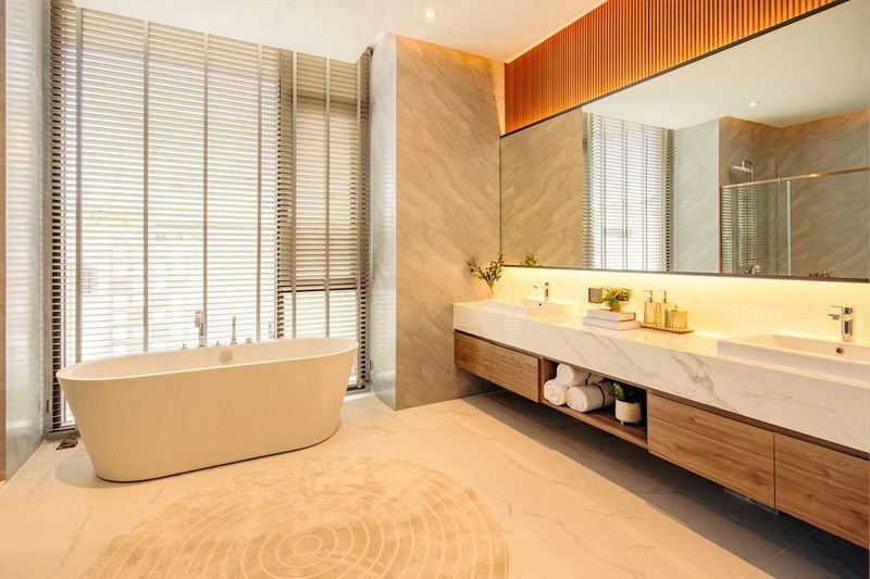 รูป วิลล่าสุดหรู สไตล์โมเดิร์น เป็นส่วนตัว ใกล้ชายหาดจอมเทียนพัทยา ชลบุรี  - รูปที่ 15/17