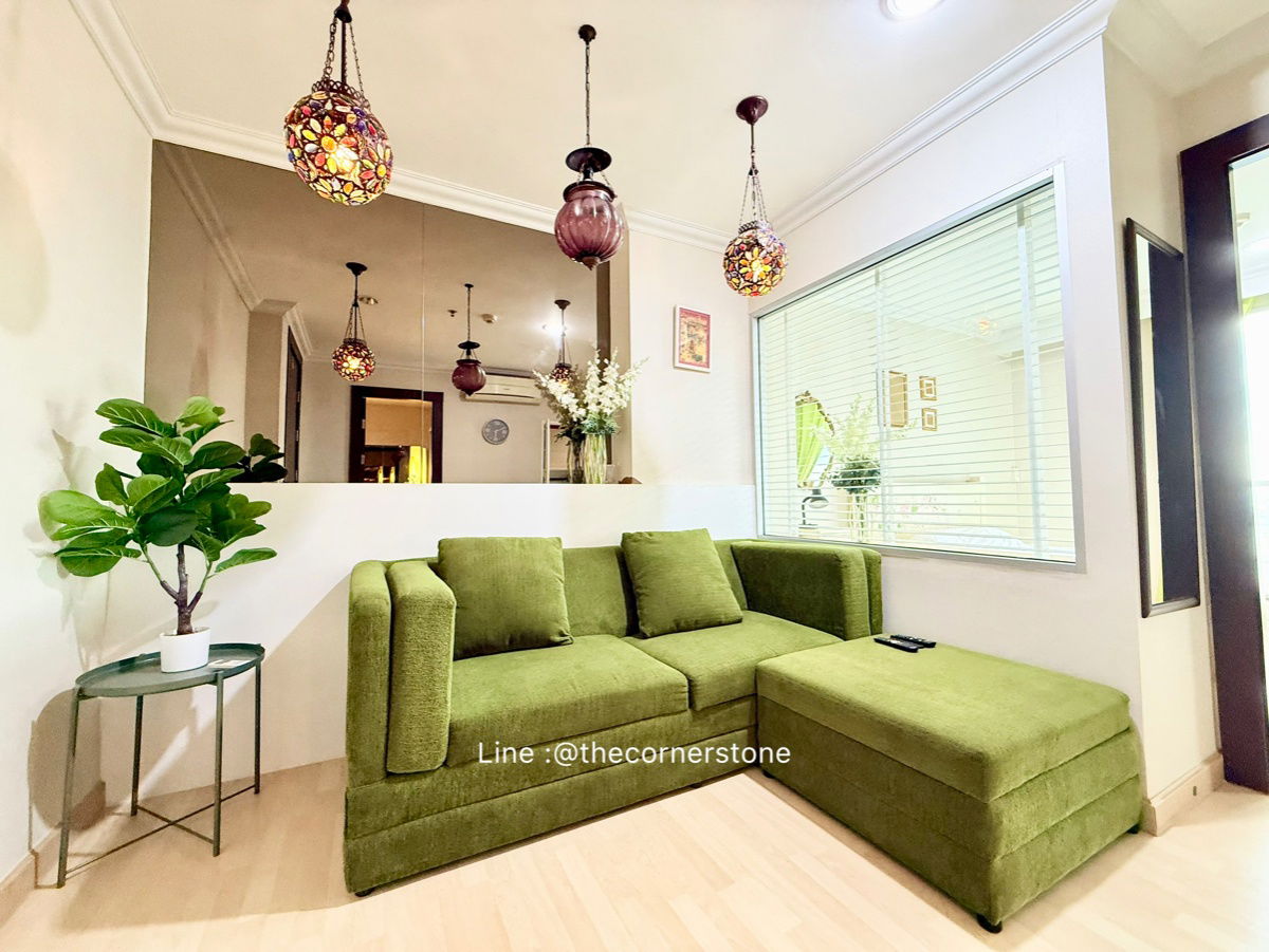 picture  For Rent 𝐑𝐇𝐘𝐓𝐇𝐌 𝐑𝐚𝐭𝐜𝐡𝐚𝐝𝐚 Size 37 Sq.m. Floor 20+ Near MRT-Ratchadapisek  - 1/13