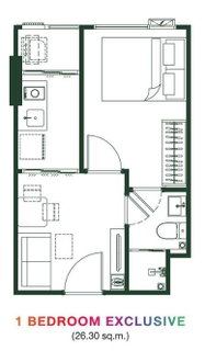 รูปภาพ ให้เช่า Kave Luminous Condo Low Rise ใกล้ ม. พระจอมเกล้าฯ บางมด ห้อง 26.5 ตร.ม. ชั้น 8 วิวนอก