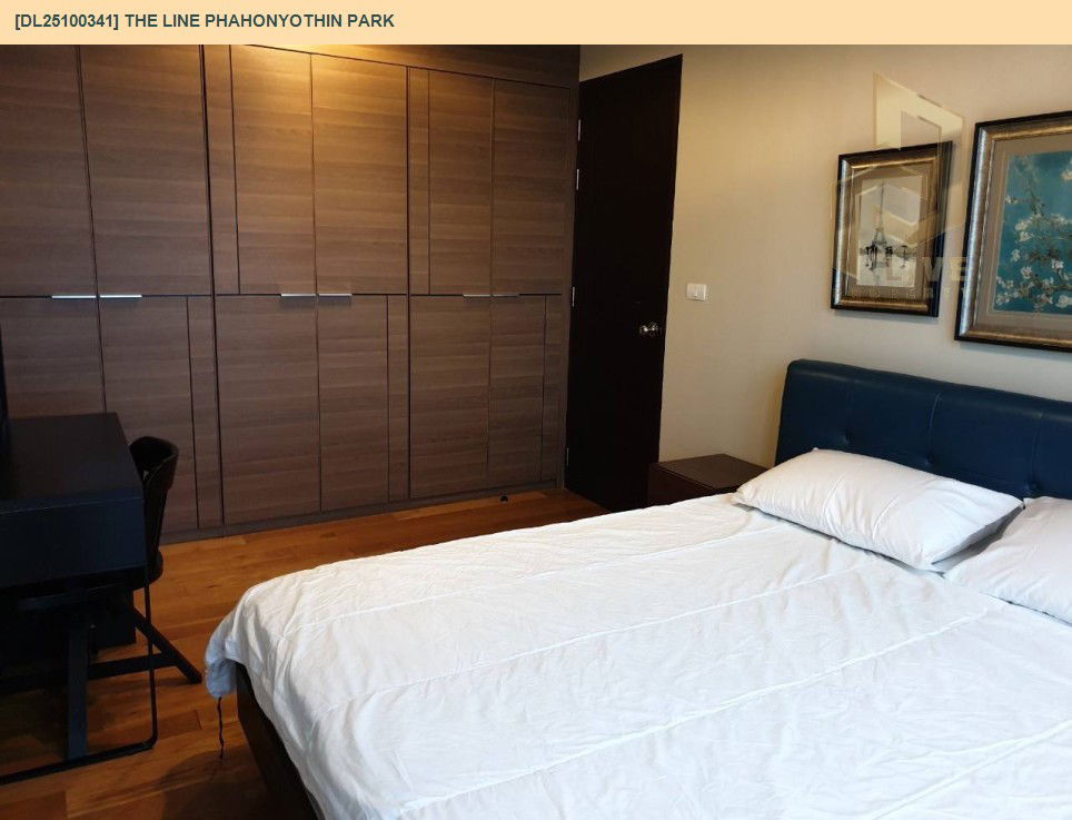 picture DL25100341 Condo for rent, THE LINE Phahonyothin Park near BTS Ha Yaek Lat Phrao, ready to move in, call urgently 0638692663 LineID @162cjixi - 6/8