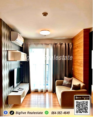 Condos for rent : A68-084 Condo for rent at The Trust Ngamwongwan, THE TRUST CONDO NGAMWONGWAN. Beautiful view, fully furnished, near The Mall Ngamwongwan✨