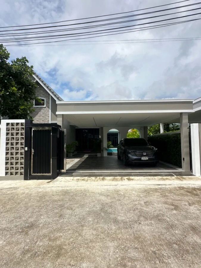 รูป บ้านเดี่ยวแปลงมุม สไตล์พูลวิลล่า  3 ห้องนอนใหญ่ 4 ห้องน้ำ 2 ห้องน้ำ  - รูปที่ 1/17