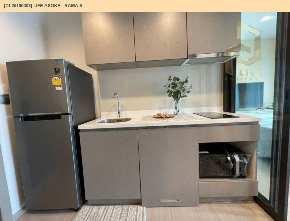 picture DL25100308 Condo for rent, Life Asoke - Rama 9 near MRT พระราม 9, ready to move in, call urgently 0638692663 LineID @655ebbvc - 14/16