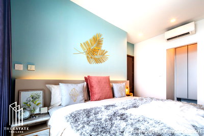 Condos for sale Sukumvit 64/2 : Whizdom Inspire for sale, a rare corner unit with a 8-meter wide frontage, offering excellent privacy. @6.99MB