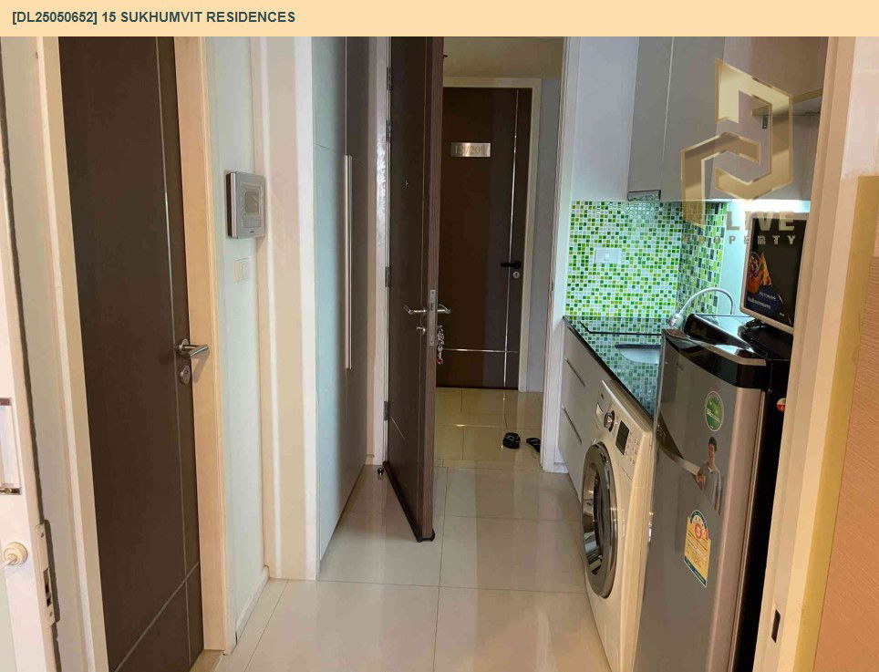 รูป DL25050652 ขายคอนโด 15 สุขุมวิท เรสซิเดนซ์ (15 Sukhumvit Residences) ใกล้ BTS นานา พร้อมเข้าอยู่ โทรด่วน 0656133286 LineID @897iyzll - รูปที่ 7/10