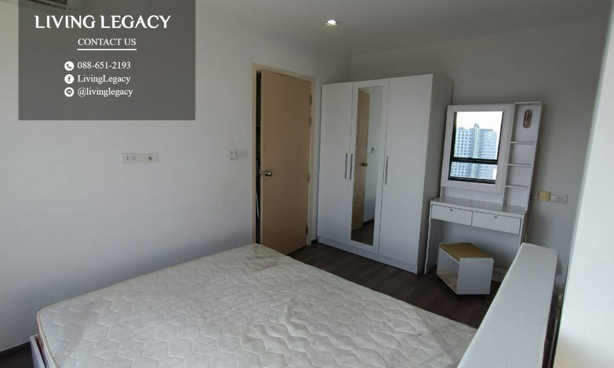 picture SJUNEX Condo For Rent Rich Park @ Triple Station 29 Sq.M. Floor 36 line id : @livinglegacy - 3/10