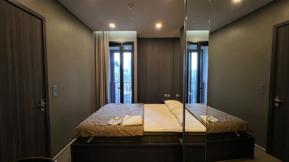 รูป พร้อมเช่า แอชตัน อโศก หนึ่งห้องนอน ห้องกั้น เฟอร์นิเจอร์ครบ  - รูปที่ 9/13