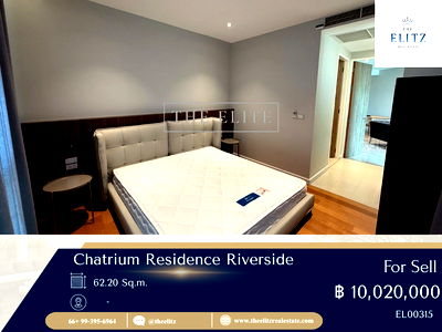 ขายคอนโด : ✨ หากคุณอยากได้คอนโดโลเคชันริมน้ำ Chatrium Residence Riverside มีห้อง Rare มาเสริฟแล้ว 💖