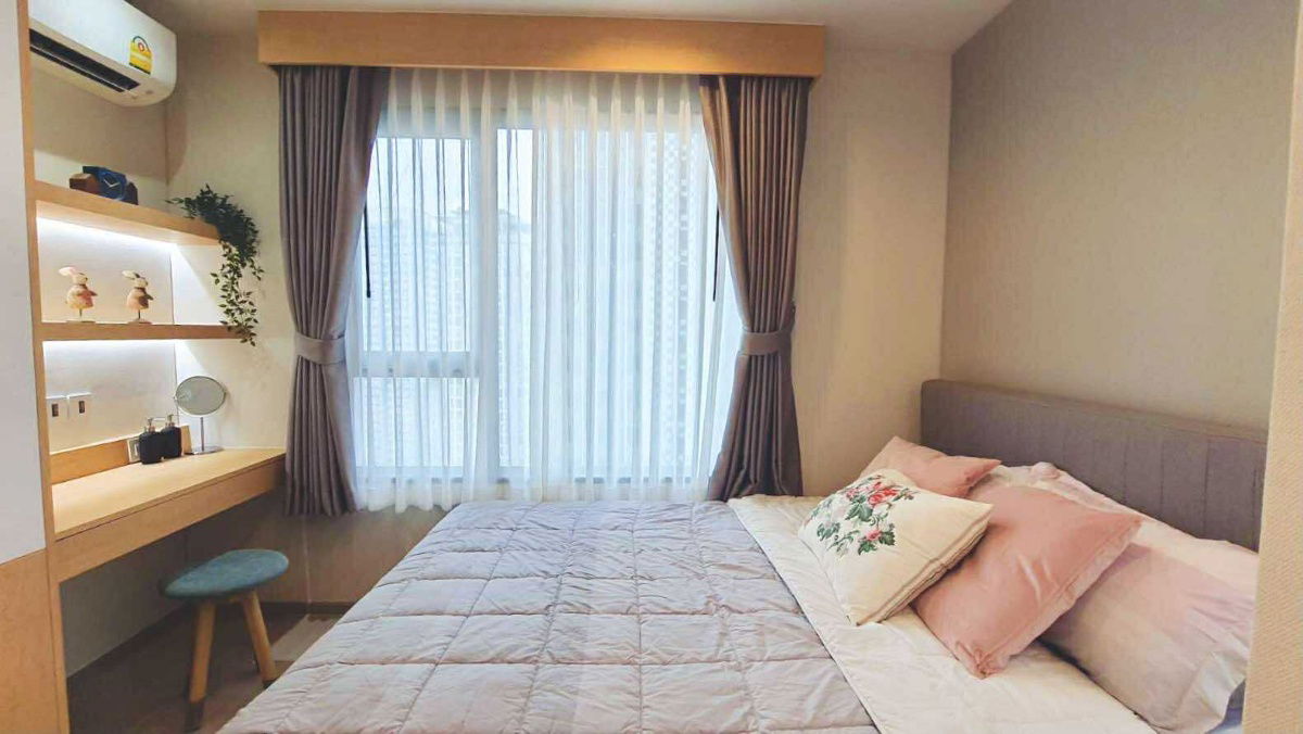 picture For rent 💥 Life Ladprao  💥 Beautiful room, ready to move in, beautifully decorated, fully furnished. - 2/15