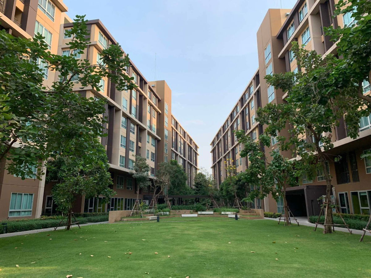รูป ให้เช่าดี คอนโด แคมปัส รีสอร์ท รังสิต ตึกC 30 ตร.ม.วิวสวน วิวสระ เฟอร์ครบ ใกล้ธรรมศาสตร์รังสิต (TR1173) - รูปที่ 8/11