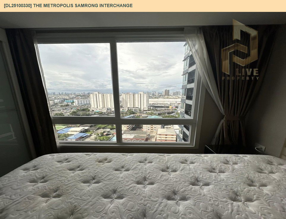 รูป DL25100330 ให้เช่าคอนโด เดอะ เมโทรโพลิส สำโรง อินเตอร์เชนจ์ (The Metropolis Samrong Interchange) ใกล้ BTS สำโรง พร้อมเข้าอยู่ โทรด่วน 0653619502 LineID @534wlwof - รูปที่ 8/14